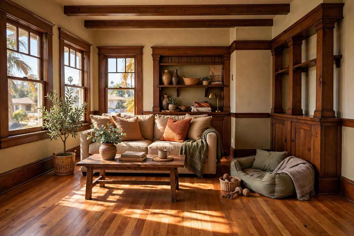 Interior wall repair in a Los Angeles home